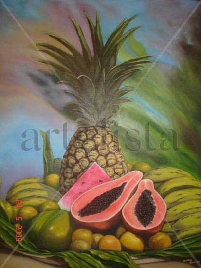 frutas Oil Canvas Still Life Paintings