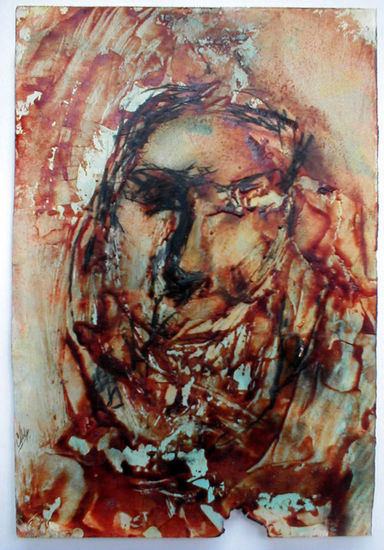 "Morfosis de la Erosión nº 5" Media Mixta Papel