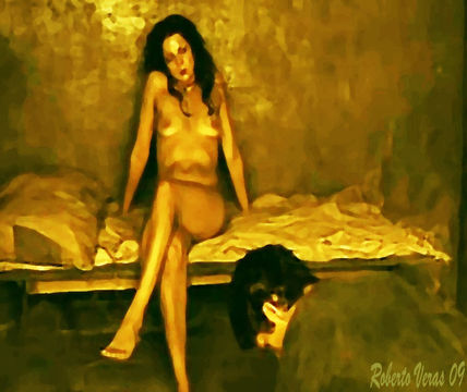 Posando desnuda