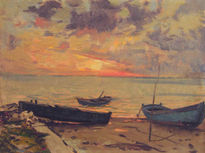 Marina al tramonto