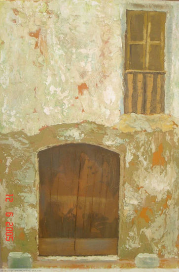 PUERTA CON ARCO Mixed media Panel Landscaping