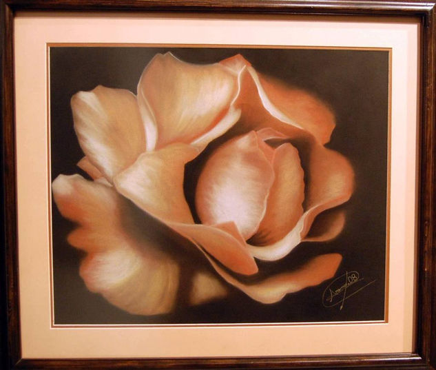 ELEGANCIA Pastel Paper Floral Painting