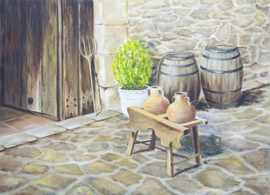 nostalgia Oil Canvas Landscaping