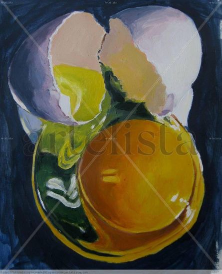 Huevo Acrylic Paper Still Life Paintings