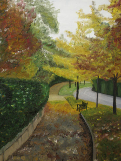 OTOÑO HONDARRIBIA 2 Oil Panel Landscaping