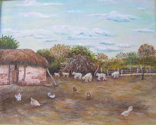 Paisaje Cordobes Oil Canvas Landscaping