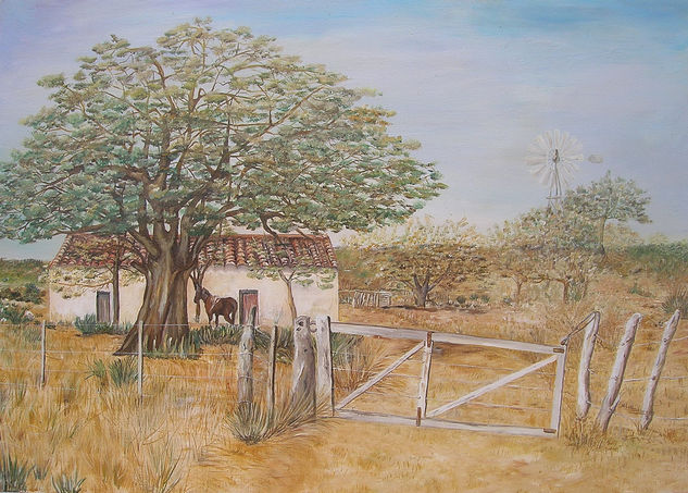 La Posta Oil Canvas Landscaping