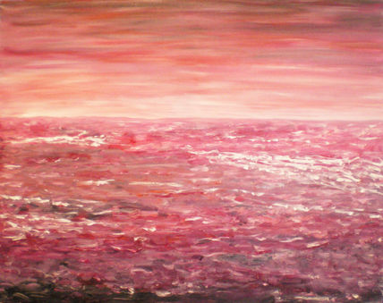 Atardecer en el mar