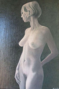 Desnudo en gris