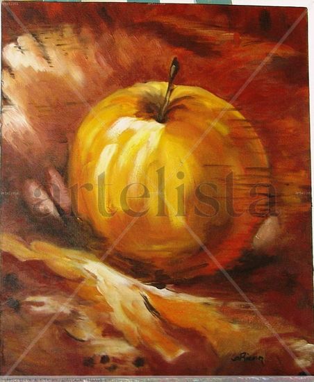 Manzana Oil Canvas Still Life Paintings