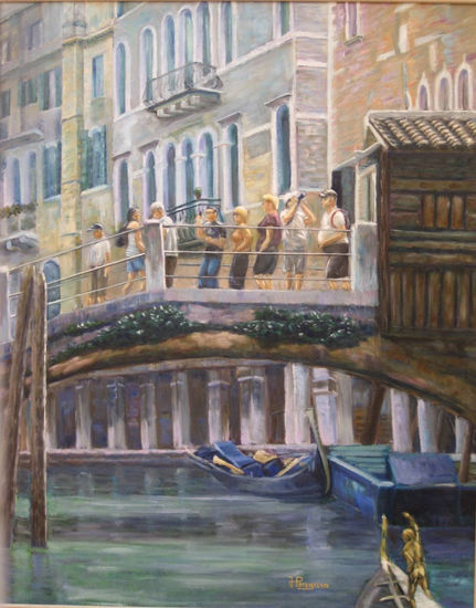 puente en Venecia Oil Canvas Landscaping