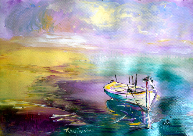 dibujo 123 Acrylic Paper Marine Painting