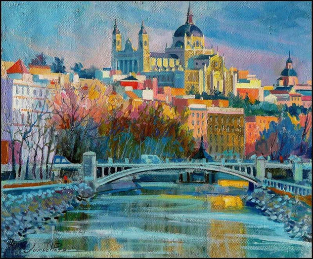 ALMUDENA Y RIO Oil Canvas Landscaping