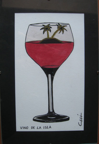 VINO DE LA ISLA Tinta Papel Otros