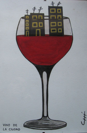 VINO DE LA CIUDAD Tinta Papel Otros