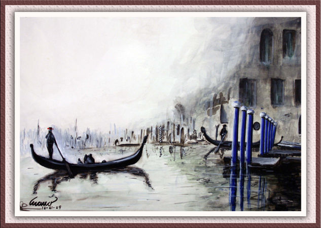 Góndolas ...sin Venecia Watercolour Paper Landscaping