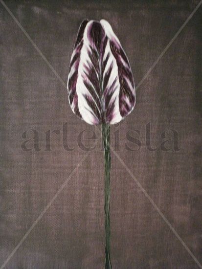 Tulipan Oil Canvas Floral Painting