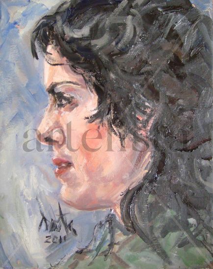 MERY Oil Canvas Portrait