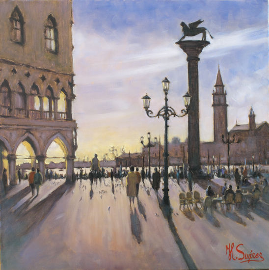 VENECIA.- CONTRALUZ Oil Canvas Landscaping