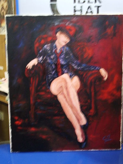 sillon Oil Canvas Figure Painting