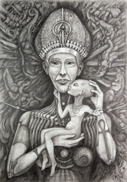 Akenatón y su hija