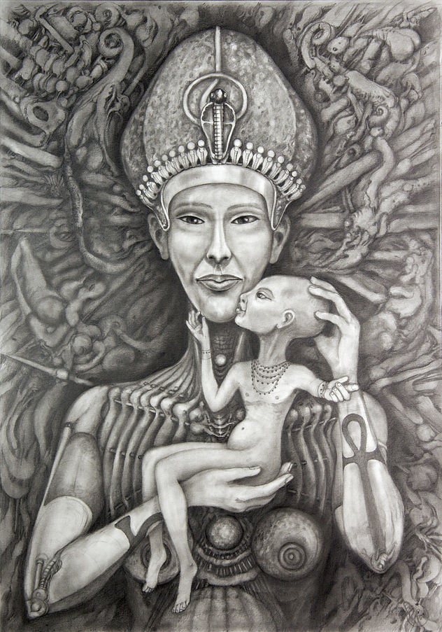 akenatón y su hija