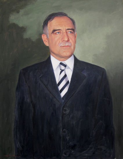 Paco Moncayo Óleo Lienzo Retrato