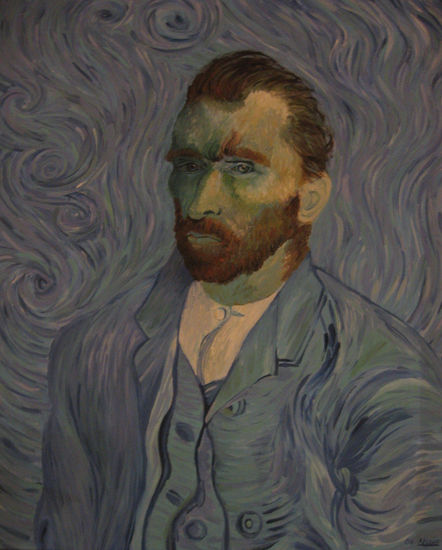 interpretación de un autoretrato de Van Gogh 