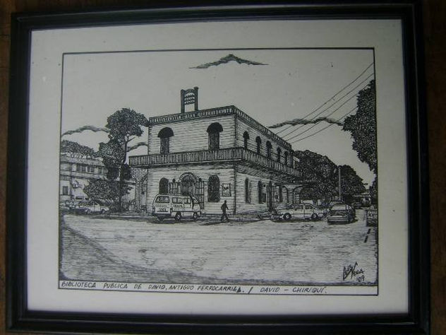 BIBLIOTECA PUBLICA DE DAVID, ANTIGUO FERROCARRIL DE CHIRIQUI