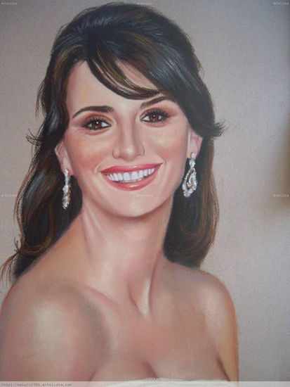 PENELOPE- retrato de muestra a pastel por foto Pastel Canvas Portrait