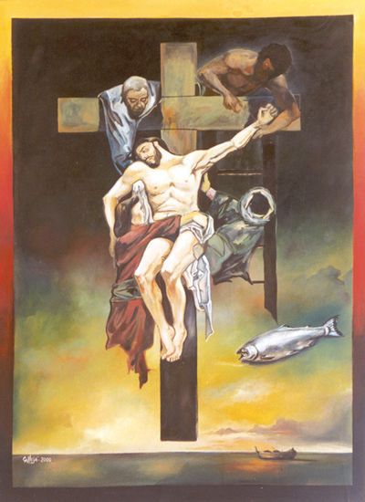 Descendimiento del Cristo de Glasgow Oil Canvas Others