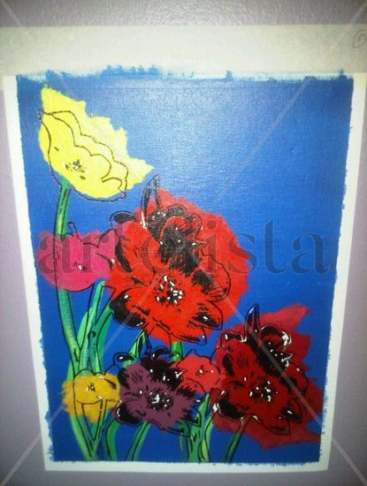 Water, sun, and soil Acrylic Canvas Floral Painting