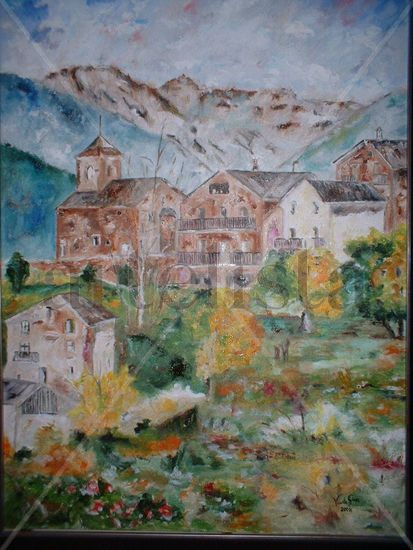 Pirineos Oil Canvas Landscaping