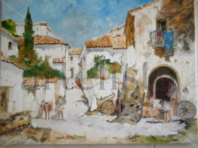 Pueblico 2 Oil Canvas Landscaping