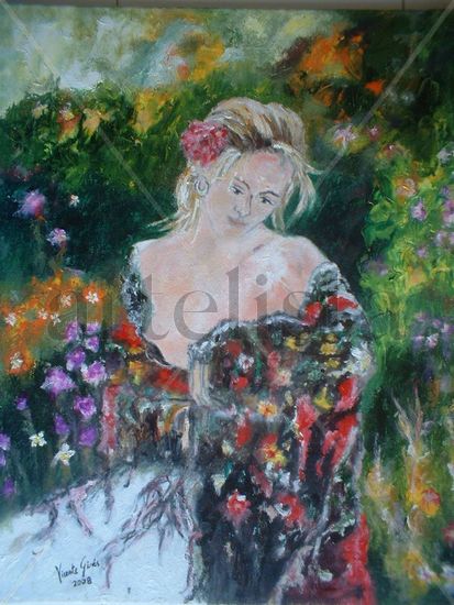 Pensamientos Oil Canvas Figure Painting