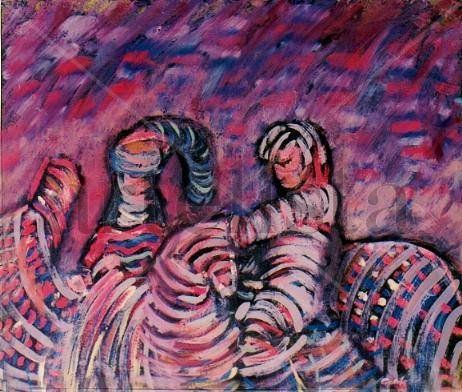 R093.EL PRÍNCIPE,1986 Acrylic Canvas Figure Painting