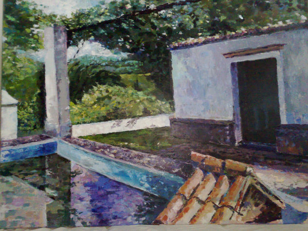 La Alberca Acrylic Canvas Landscaping