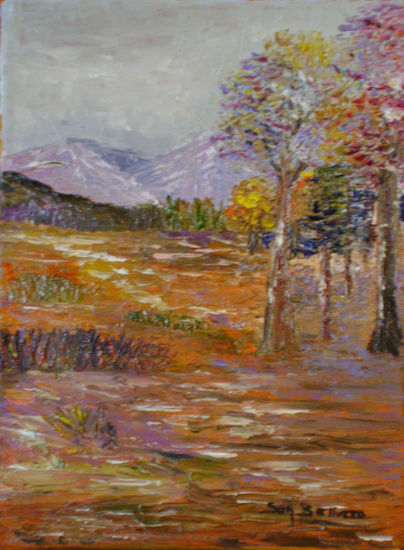 Pequeño paisaje Oil Canvas Landscaping