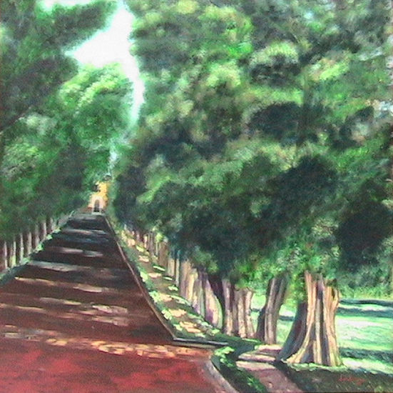 EXISTE EL MEJOR CAMINO, SAL A SU ENCUENTRO Oil Canvas Landscaping