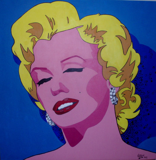 Pop- Marilyn Acrylic Canvas Portrait