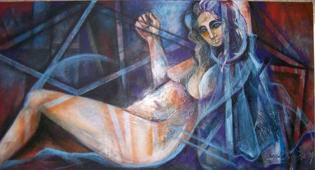espera azul