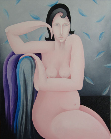 The Seated Pink Nude   2009 