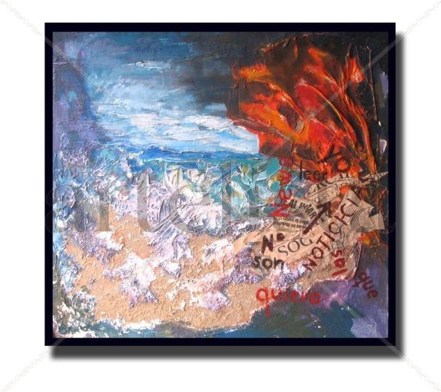Leyendo bajo la sombrilla con un sol de justicia