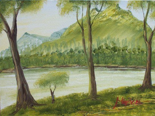 Farallón de la Pintada Oil Canvas Landscaping