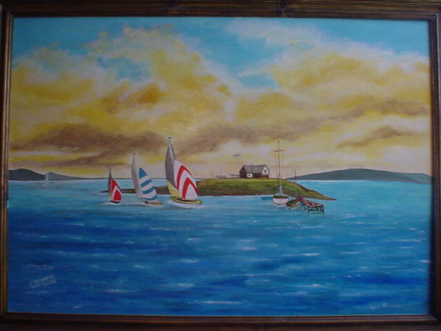 los veleros Oil Canvas