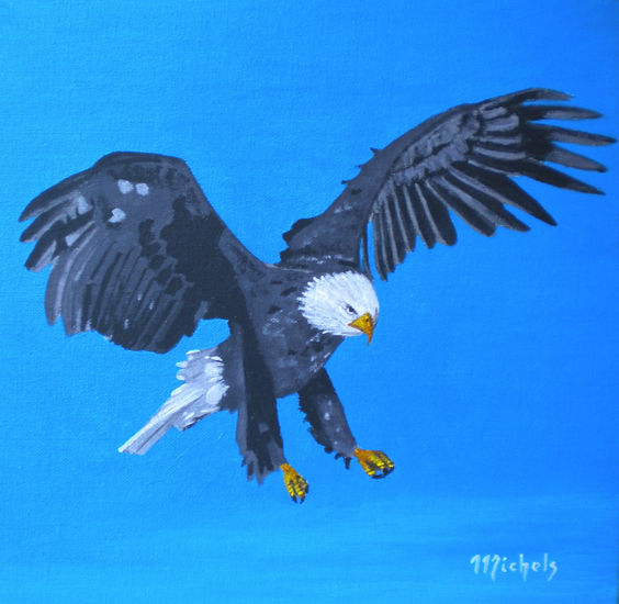 Weißkopfseeadler Acrylic Canvas Animals