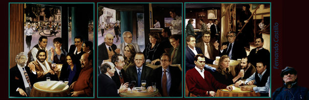 "El gran espejo del Café del Arco"