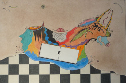 Unicornio sobre las...