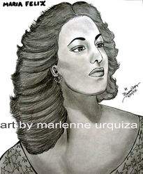 Maria felix pencil...