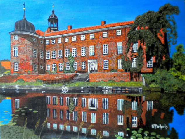 Schloss Eutin Acrylic Canvas Landscaping